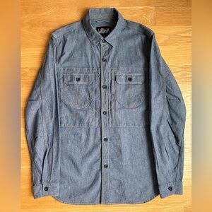 Vollebak Lumberjack Shirt, Small, Blue